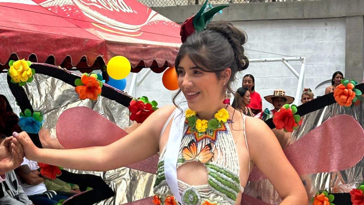 Karen Lorena Castro, reina de los internos de la cárcel de Sogamoso. Foto: archivo particular