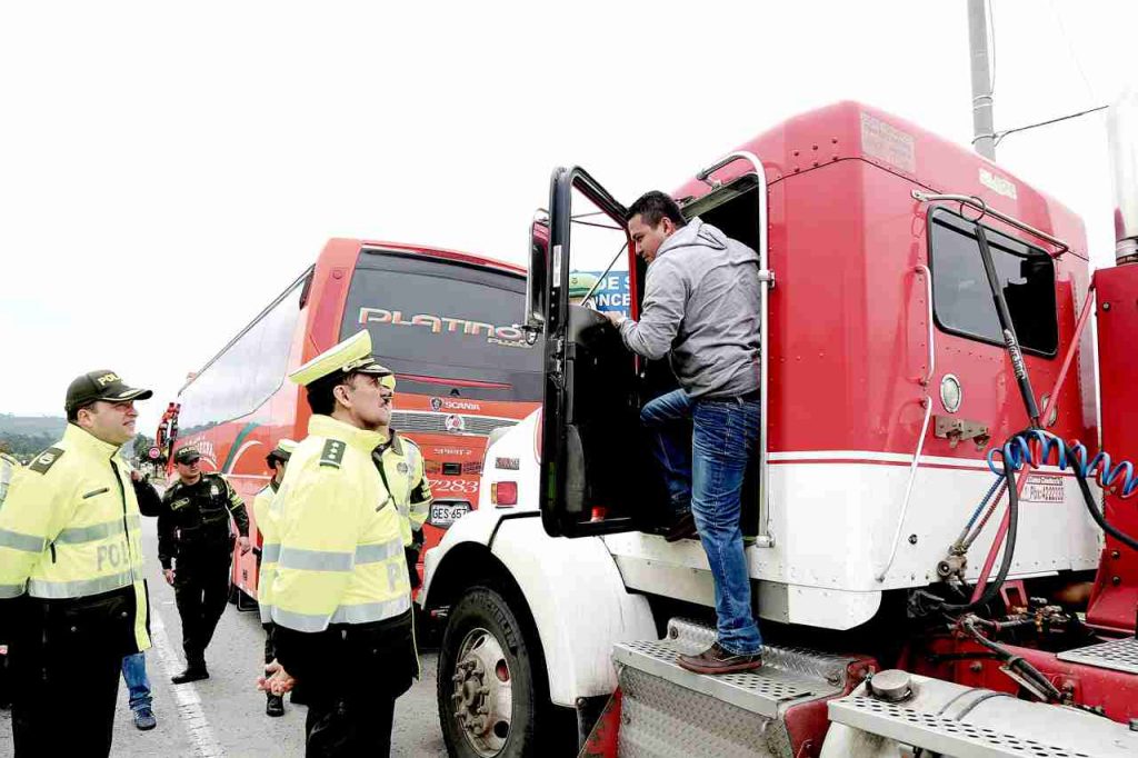 Operativos de tránsito en carreteras de Boyacá