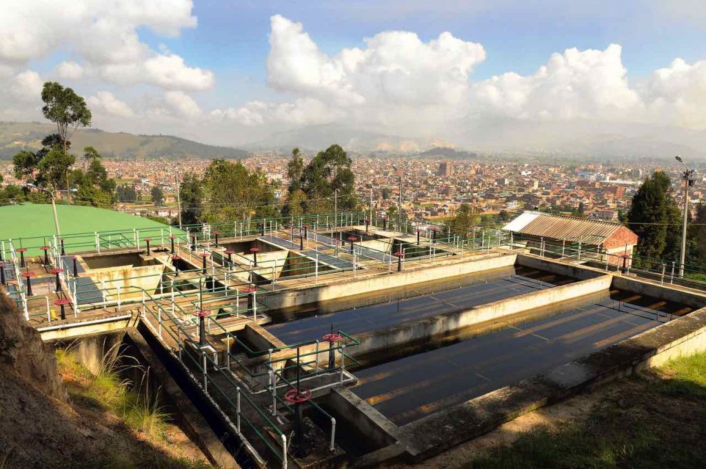 Planta de Tratamiento de Agua Potable de Chacón, que alimenta el acueducto de Sogamoso que maneja la Compañía de Servicios Coservicios