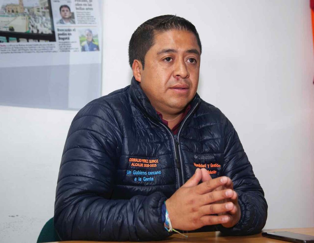 Oswaldo Pérez candidato a la alcaldía de Monguí