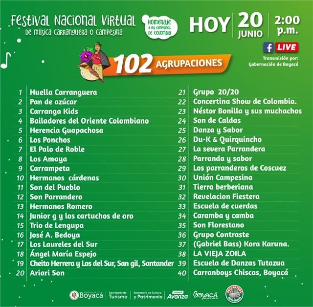 Hoy inicia el "Primer Festival Virtual de Música Carranguera y Campesina" 3