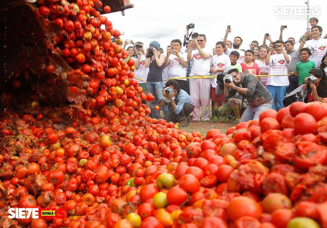 La versión 14 de la Gran Tomatina Boyacense tendrá que esperar hasta el año entrante 11