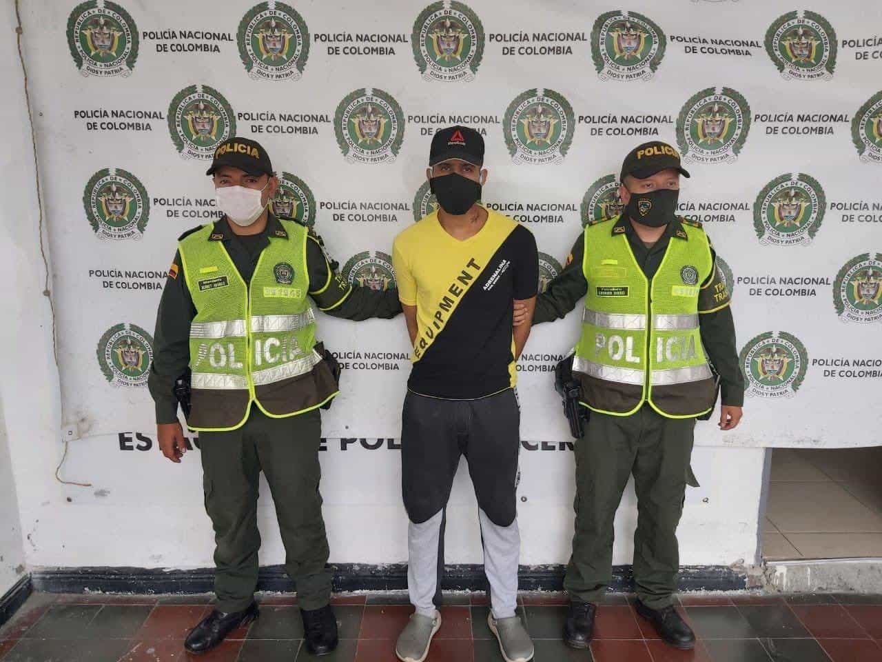 Ángel Varela Arciniegas, conocido como el ‘Caleño’, fue capturado por la Policía de Tránsito y Transporte en el Valle del Cauca. Foto: archivo particular