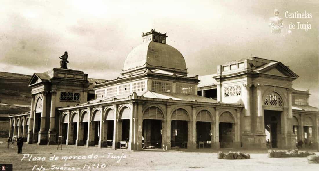 Plaza de mercado 1926 hoy Plaza Real de Tunja