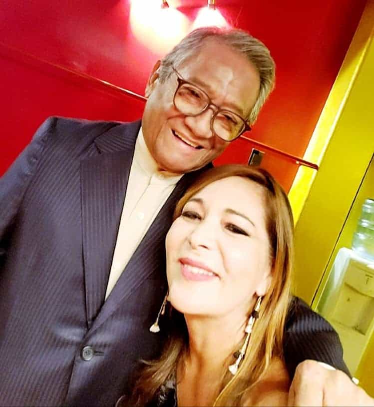 Armando Manzanero y Saavedra han protagonizado juntos grandes momentos para la música. Fotografía - Archivo particular.