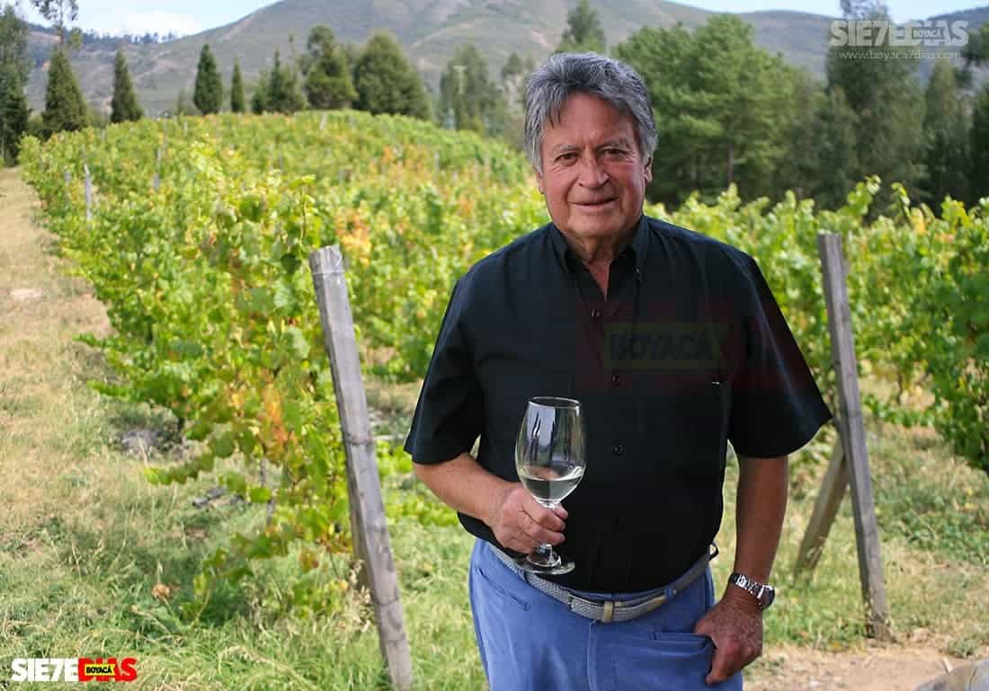 Marco Antonio Quijano Rico, científico y vitivinicultor sogamoseño, ejemplo de emprendimiento. Foto: archivo Boyacá Sie7e Días