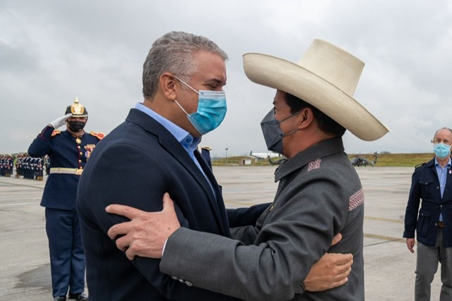 Los presidentes de Perú y Colombia cara a cara en Villa de Leyva 1