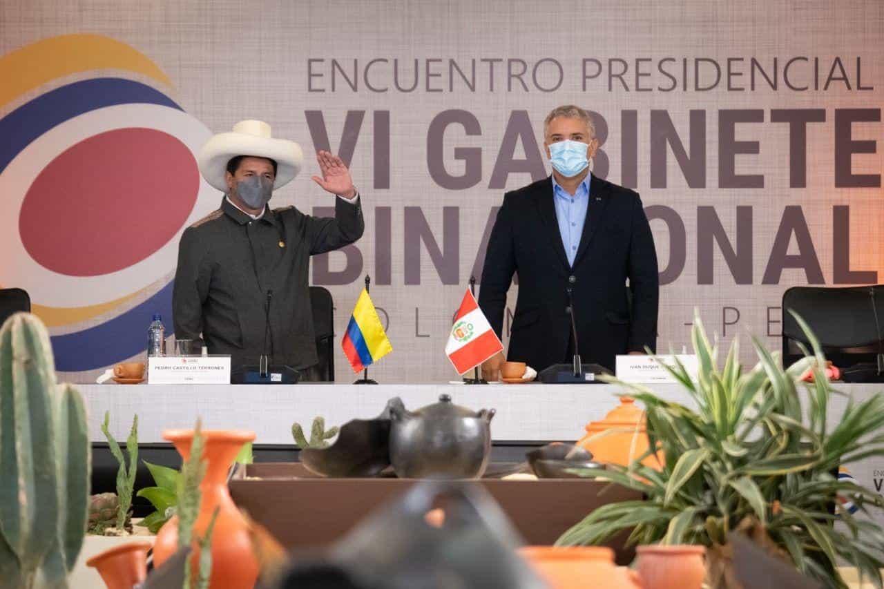 Lo que sucedió en Villa de Leyva en la reunión de los presidentes de Perú y Colombia 3