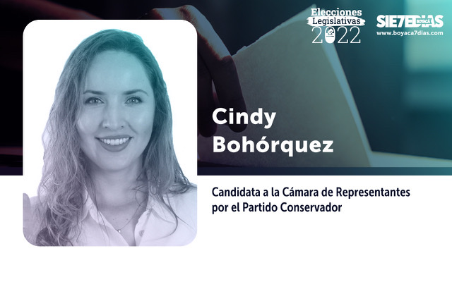 Cindy Bohórquez quiere representar la minería, la educación, el emprendimiento y la agroindustria de Boyacá en el Congreso 1