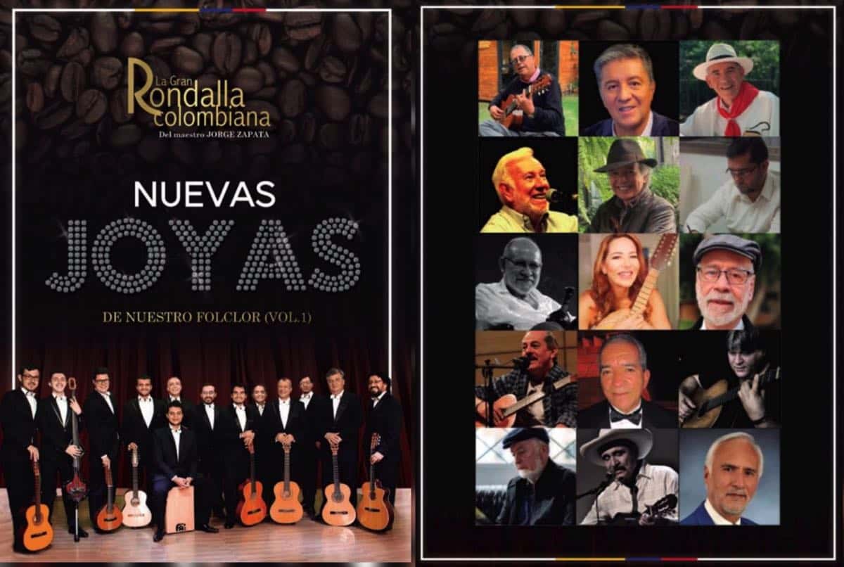 'Nuevas joyas de nuestro folclor' la más reciente producción discográfica de La Gran Rondalla Colombiana  1