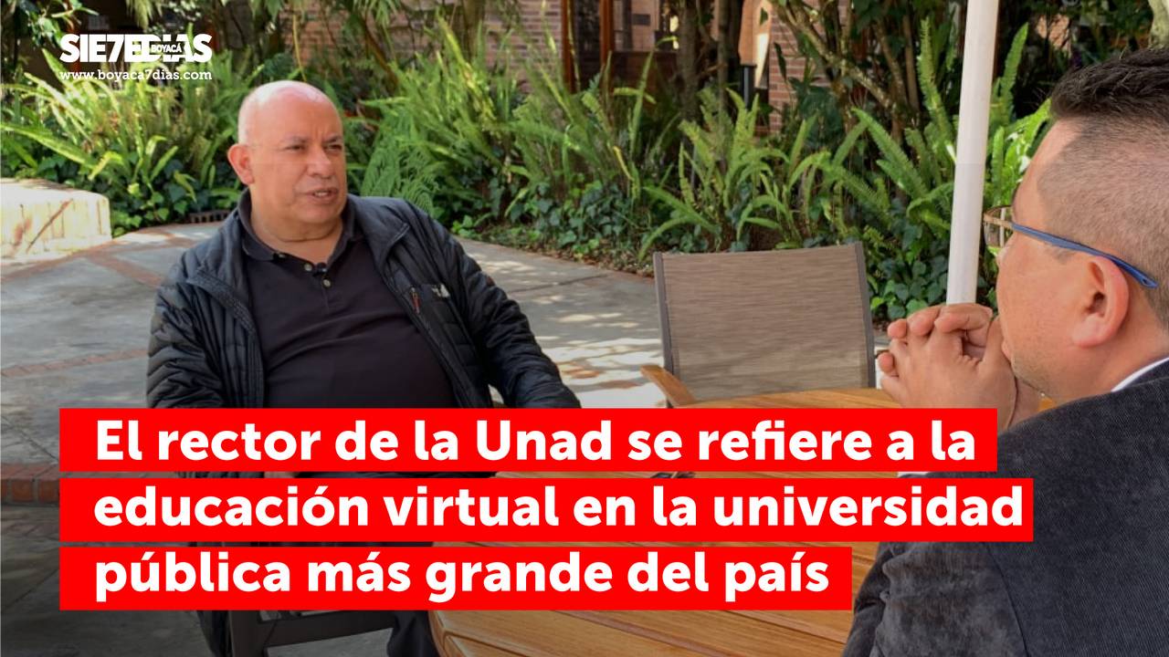 [Video] - El rector de la Unad se refiere a la educación virtual en la universidad pública más grande del país 1