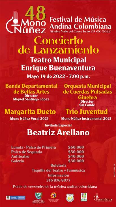 Boyacenses y Vallecaucanos protagonizan el concierto de hoy en el Teatro Municipal Enrique Buenaventura de Cali 1