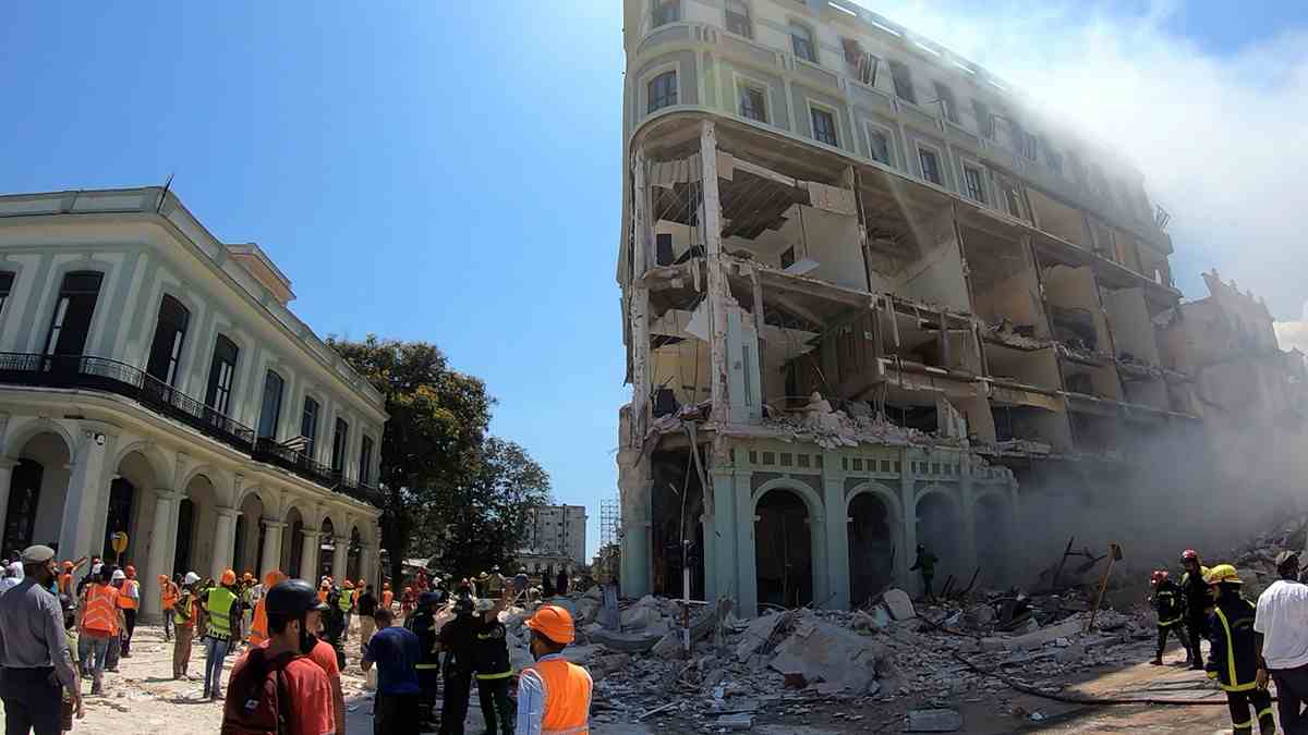 Ocho muertos, 13 desaparecidos y 30 hospitalizados por explosión en La Habana 1