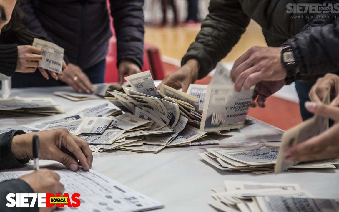 Concurrida asistencia a las urnas fue la constante durante la jornada electoral de este 19 de junio en todo el departamento de Boyacá. Fotos: Camilo Barón/Boyacá Sie7e Días.