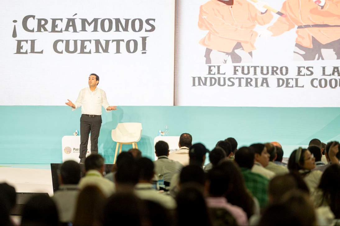 Carlos Cante, presidente ejecutivo de Fenalcarbón, en la cumbre del coque. Foto: archivo particular