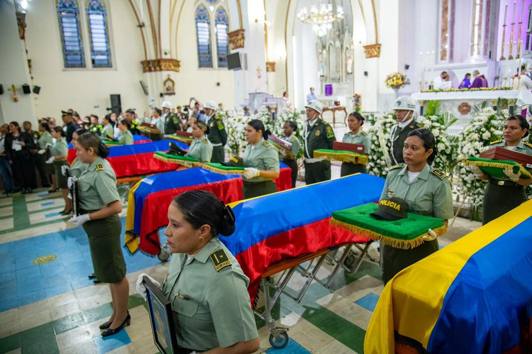 El patrullero Bautista cayó en la emboscada perpetrada sobre las 2:30 de la tarde del viernes en la vereda Corozal, a cuatro horas de Neiva. Foto: Presidencia de la República.