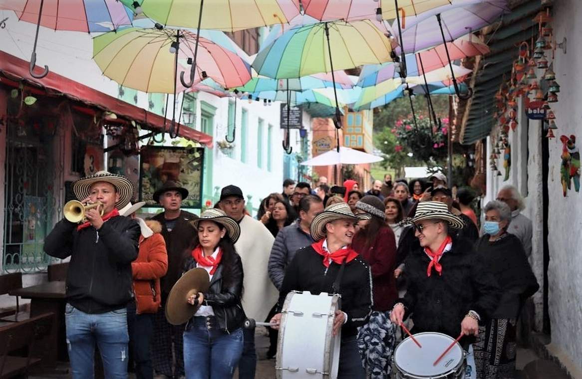 La alborada por las callecitas del lugar es uno de las más tradicionales actividades en la agenda anual del poblado. Fotografía Archivo Particular.