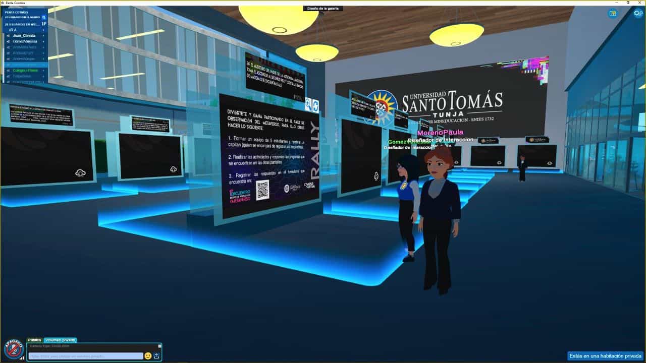 Escenario metaverso Santoto Tunja