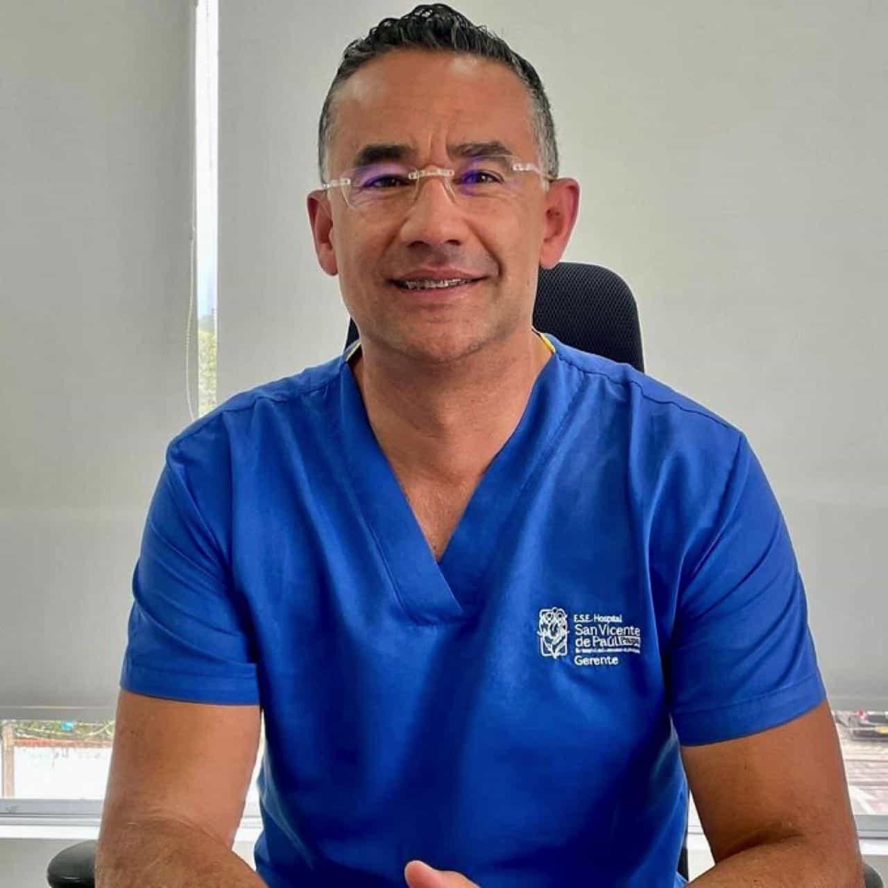 Germán Francisco Pertuz González, uno de los profesionales que más conoce el sector salud en Boyacá, es el nuevo gerente del Hospital San Rafael de Tunja. Foto: Archivo particular.