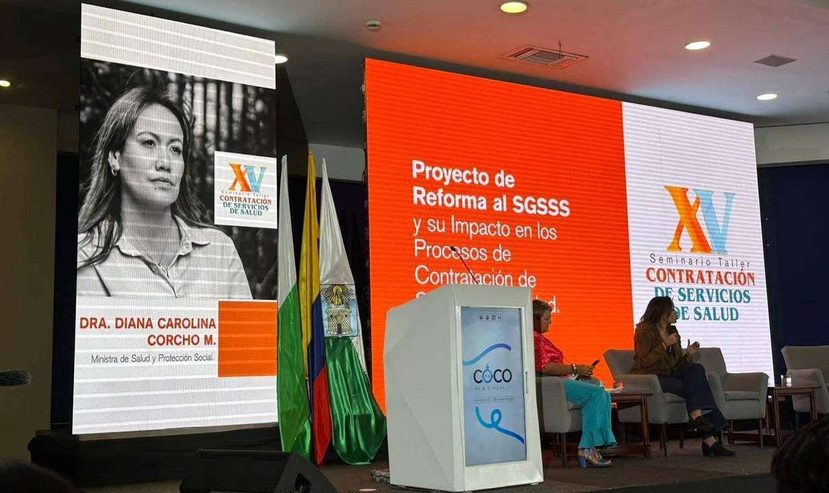 Ministra de Salud y Protección Social, Diana Carolina Corcho Mejía.