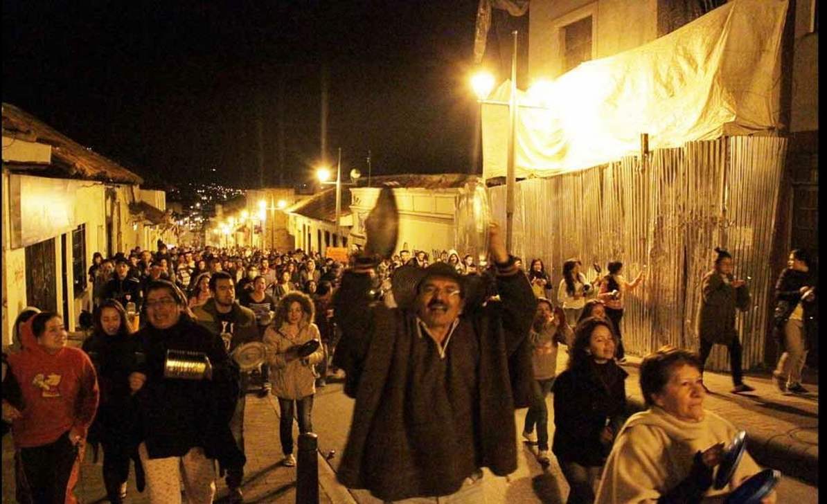 Más de 50 mil personas se reunieron en la plaza de Bolívar el 25 de agosto de 2013, como respaldo a los campesinos durante el Paro Agrario