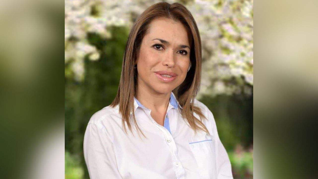 Johana Esperanza Cogollos Amador,  candidata a la alcaldía de Villa de Leyva.