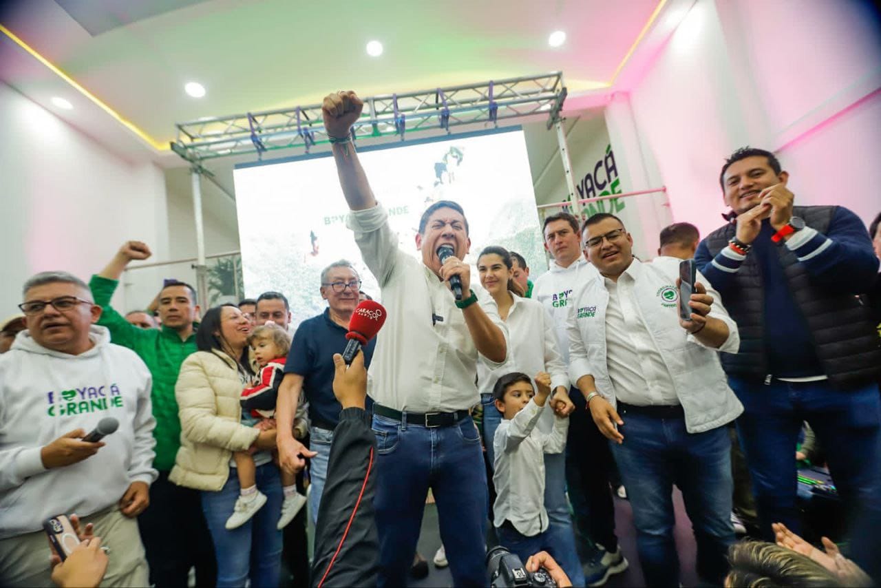 El discurso de Carlos Andrés Amaya, el primer gobernador reelecto en la historia de Boyacá 