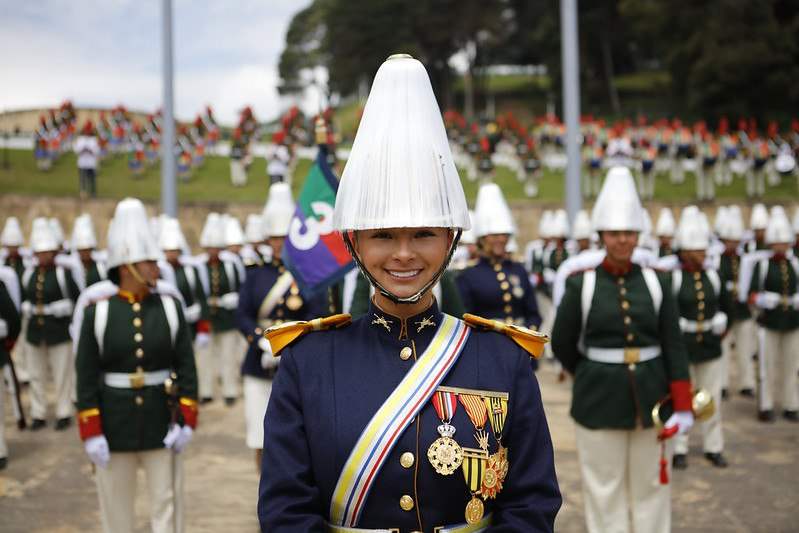 El acto tuvo lugar en el Puente de Boyacá, para recordar la contienda que selló allí la gesta de la libertad y que sentó las bases para la consolidación de la República. Foto: Presidencia de la República.