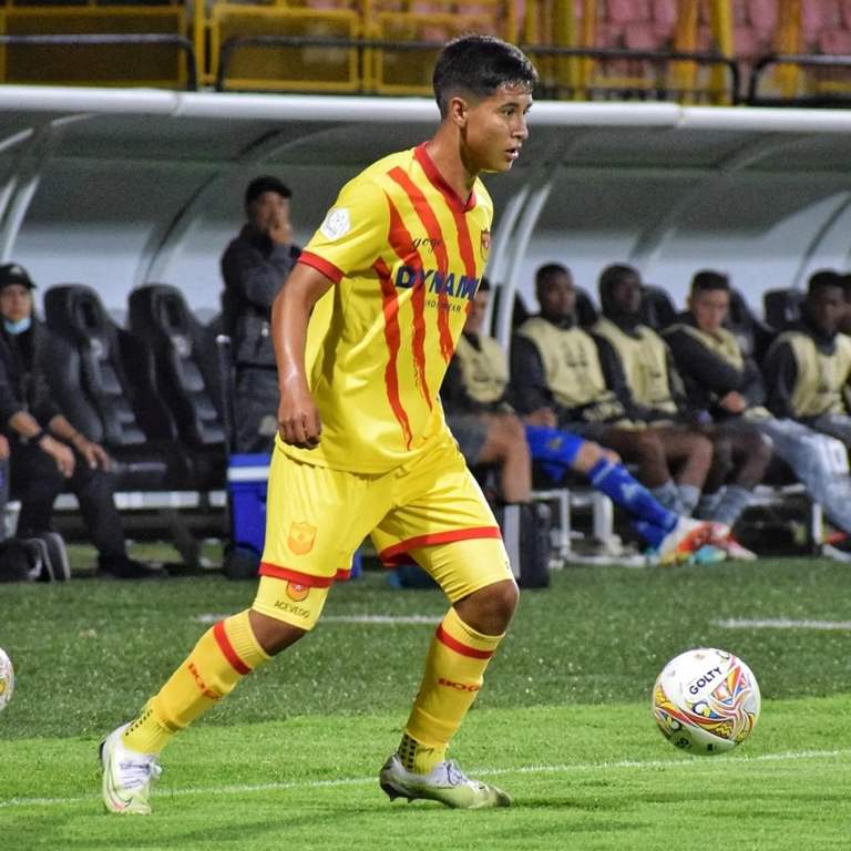 Anderson Acevedo, futbolista de la provincia de Sugamuxi que debutó recientemente con el Bogotá FC. Foto: archivo particular