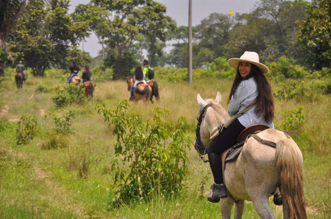 Recorridos a caballo  en el área rural de Orocué,  zona de la Orinoquía. Foto: Gerson Flórez/ Boyacá Sie7e Días.