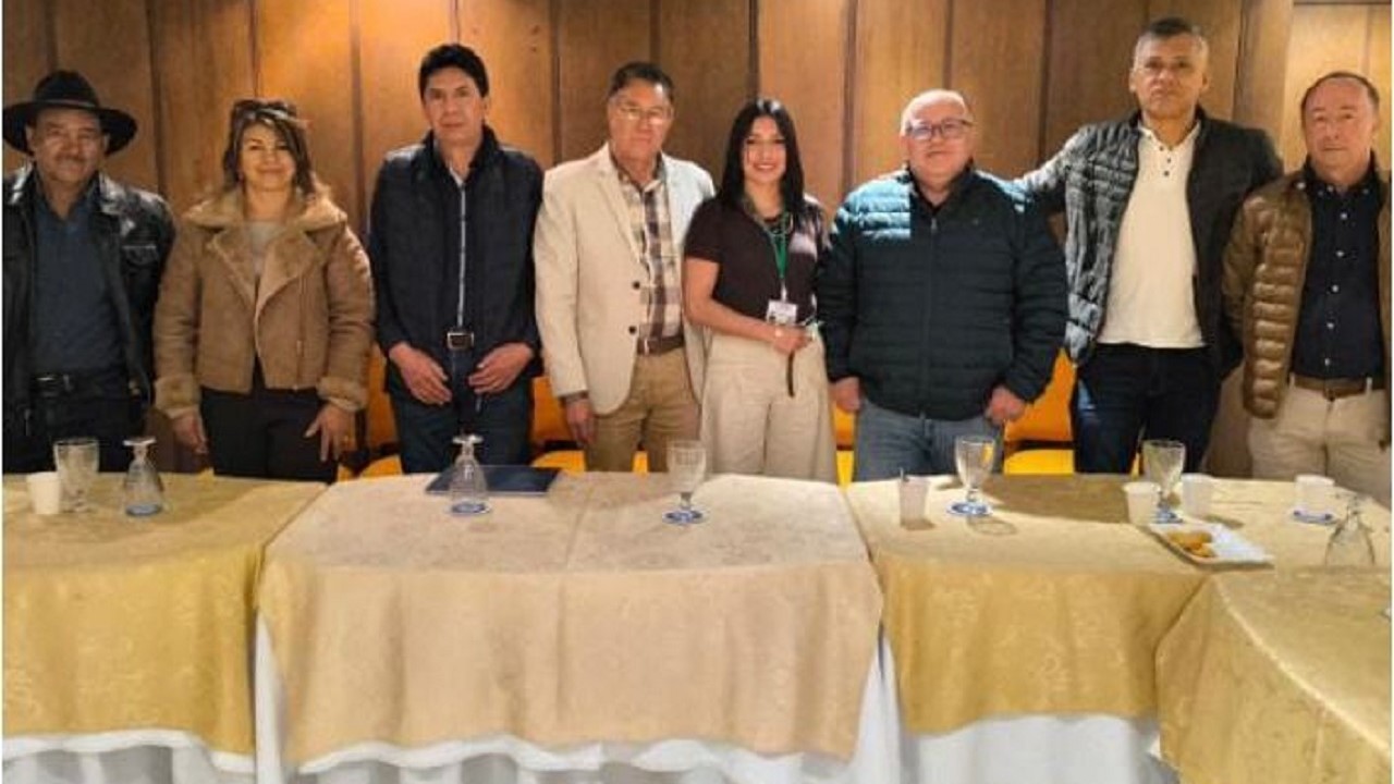 Reunión de Fedecarboy con algunos de los productores de carbón térmico del departamento para escuchar sus inquietudes. Foto: archivo particular