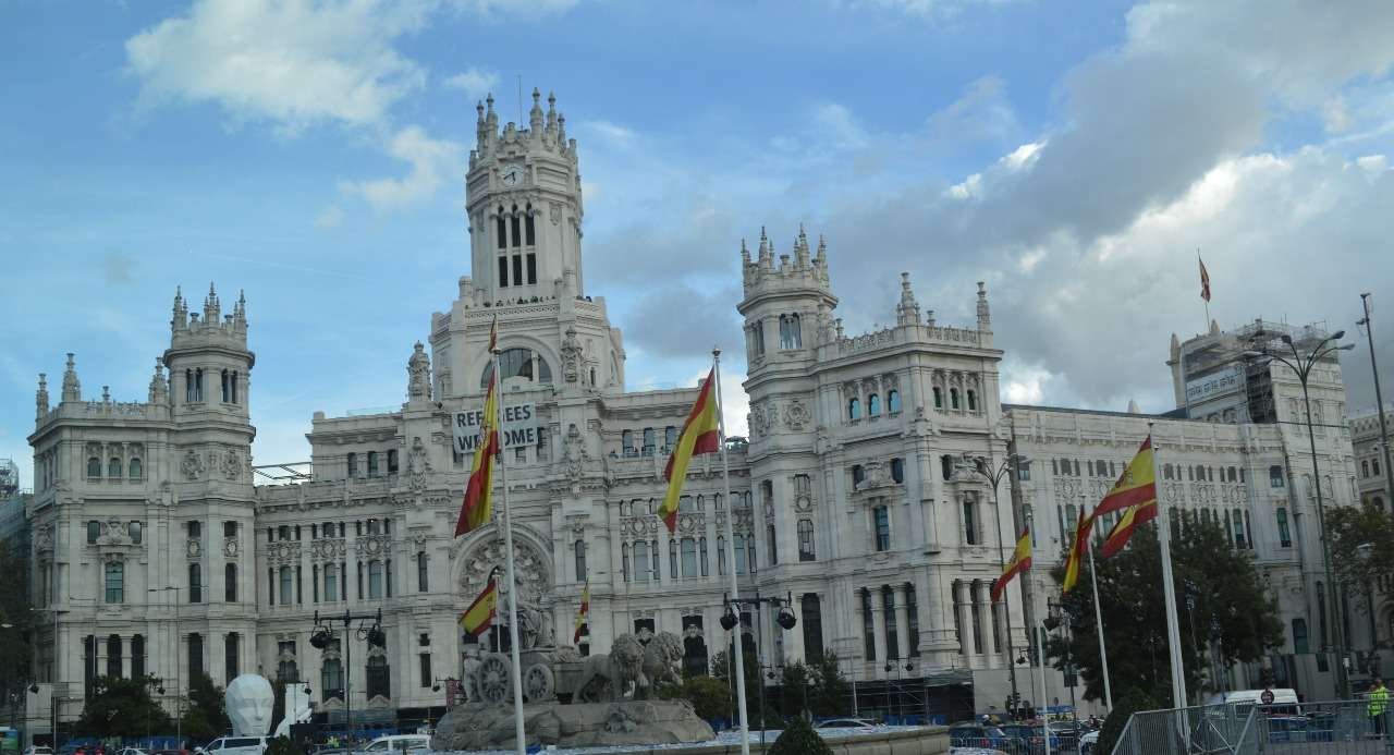 Plaza de Cibeles en Madrid. Foto Gustavo Núñez Valero.