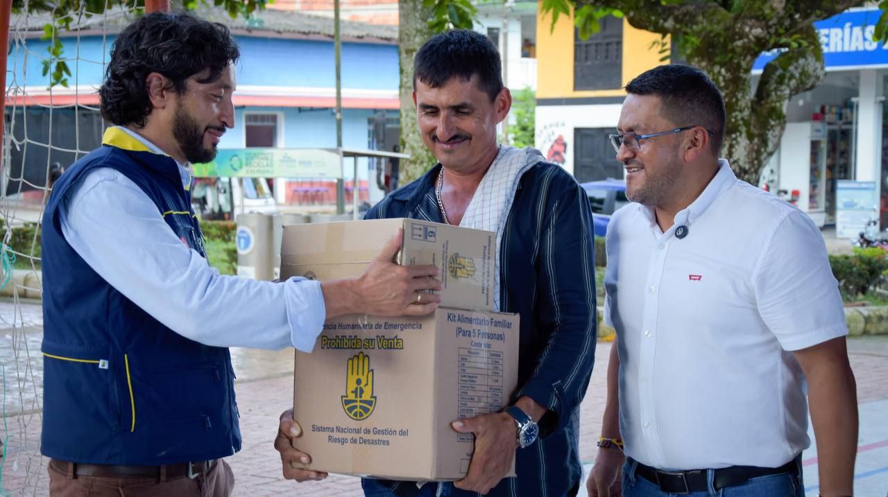 Ungrd entrega ayuda humanitaria a más de 2.000 familias afectadas por lluvias en Boyacá 2 UNGRD San Luis de Gaceno