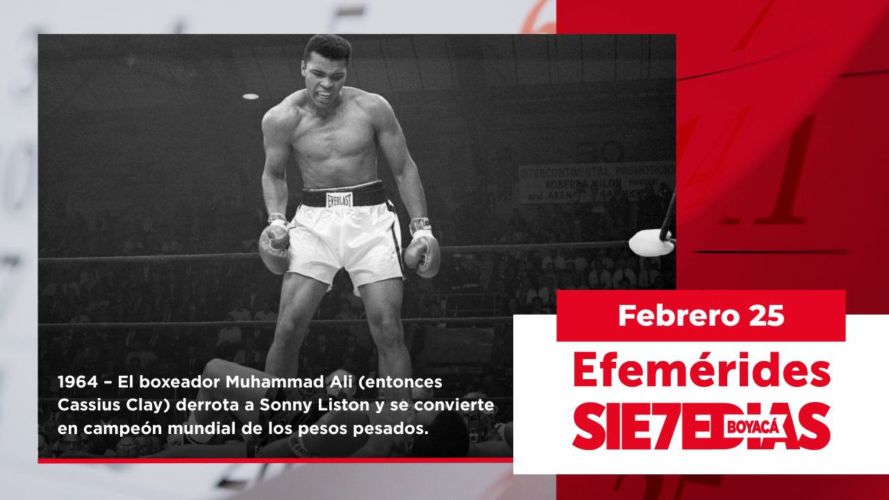Un día como hoy | 25 de febrero | #Efemerides7días – Boyacá 7 Días
