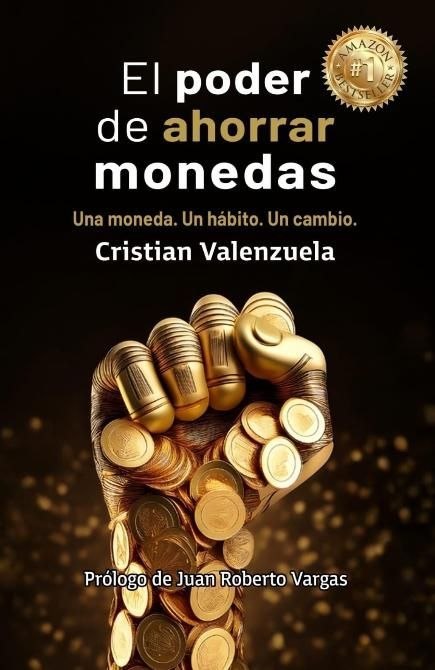 Portada del libro 'El poder de ahorrar monedas'. Foto: suministrada a Boyacá Sie7e Días.