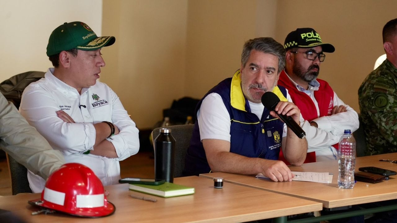 Carlos Amaya, gobernador de Boyacá, ayer en Villa de Leyva. Foto: archivo particular