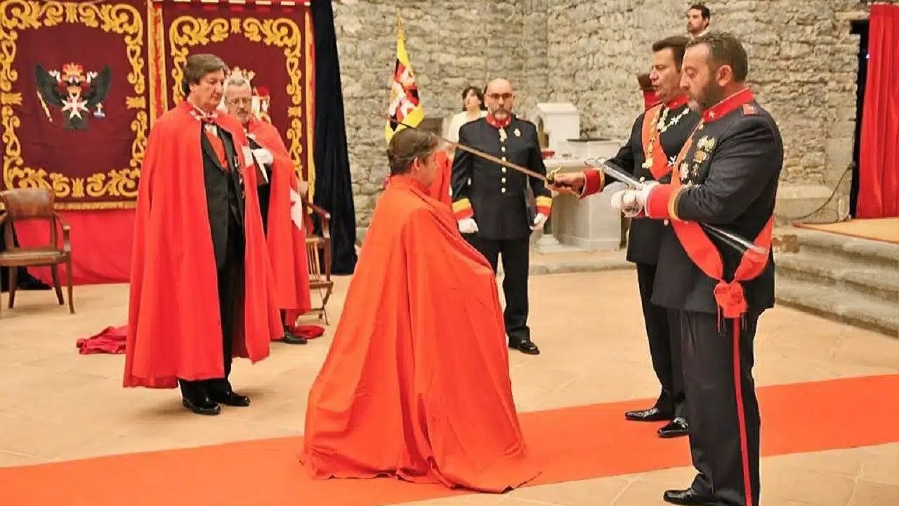 En el 2018 el arquitecto Julián Rincón Pulido fue investido como caballero de la Cruz de Malta. Foto: suministrada a Boyacá Sie7e Días