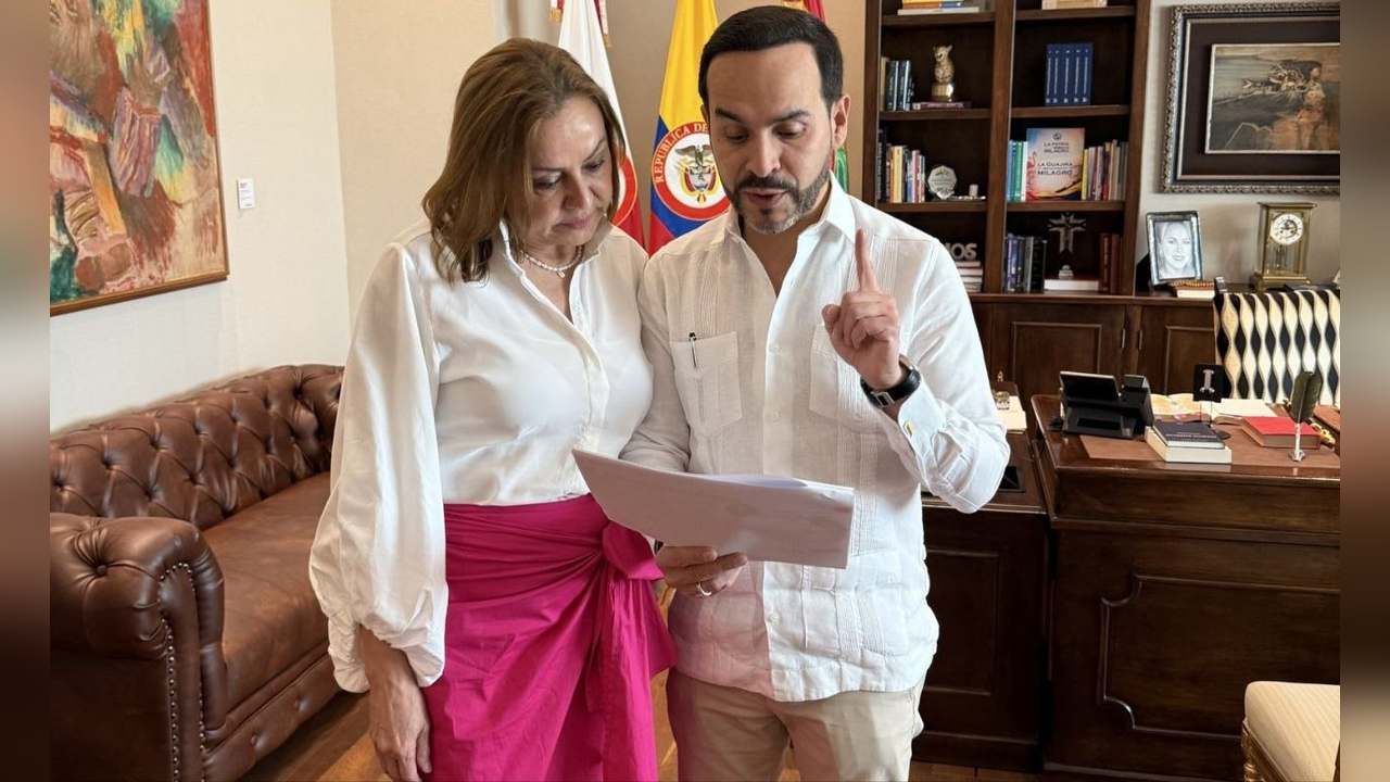 El presidente Abelardo de la Espriella se reunió con la ministra de Minas y Energía. Foto: archivo particular
