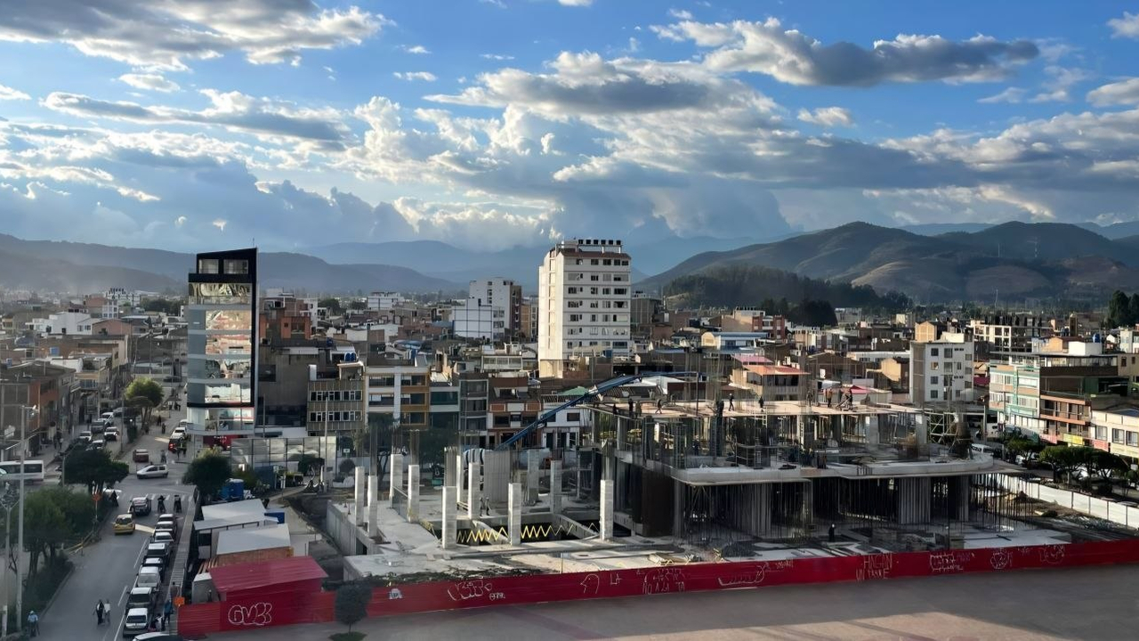 Avance de obra del nuevo Centro Administrativo de Sogamoso. Foto: archivo particular