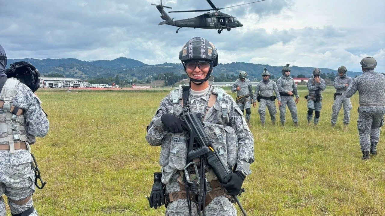 Erika Maldonado Ortiz, técnico cuarto de la FAC. Foto: suministrada a Boyacá Sie7e Días