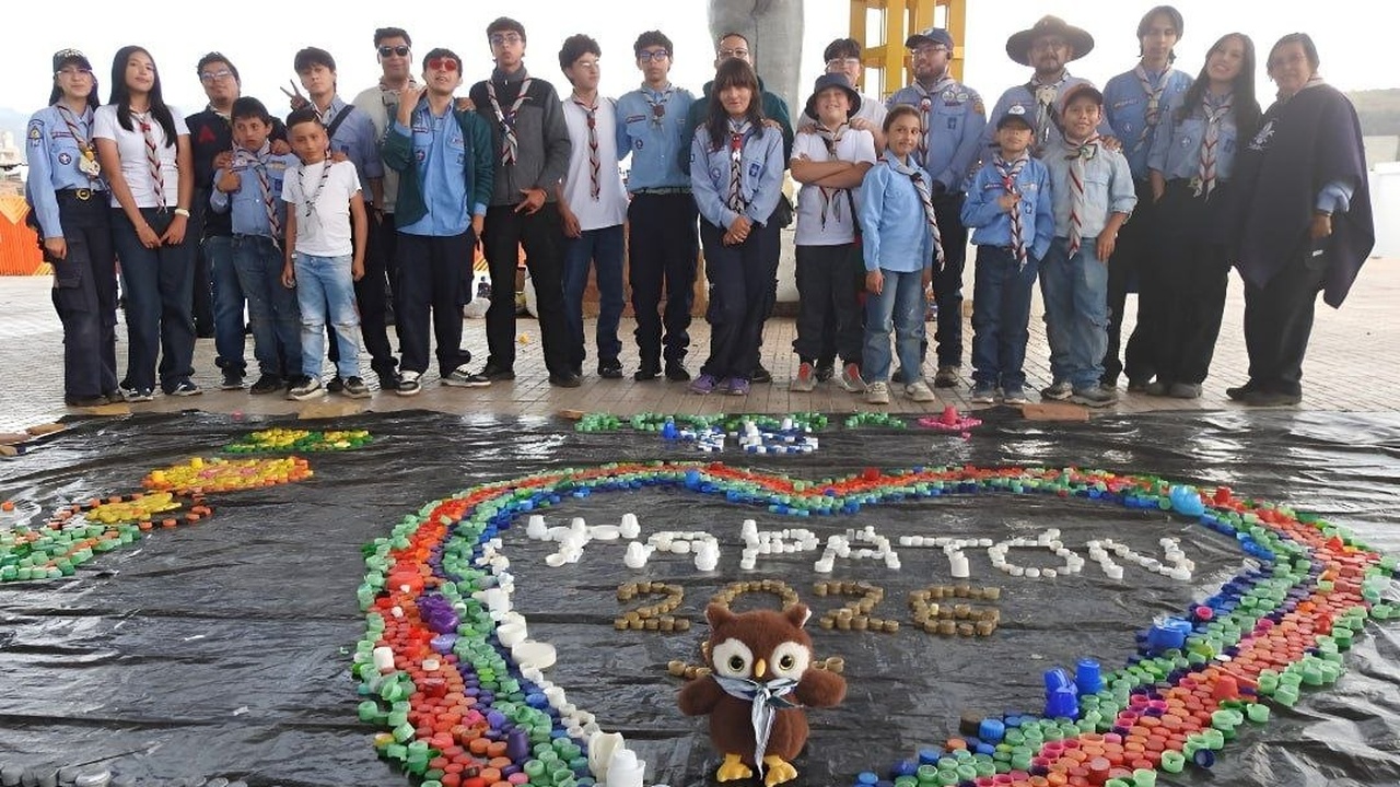El movimiento Scout Región Boyacá realizó la 'Tapaton' para apoyar a familias de escasos recursos. Foto: Grupo Scout
